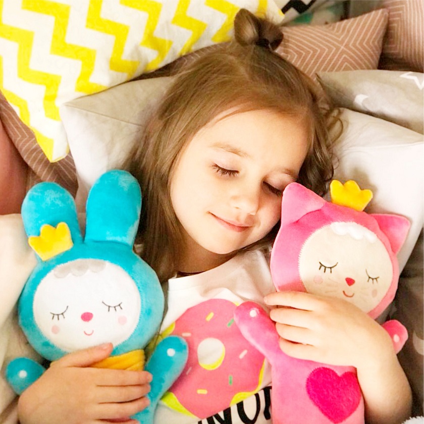 Мягкая игрушка из серии Sleepy Toys – Зайка, с книжкой  